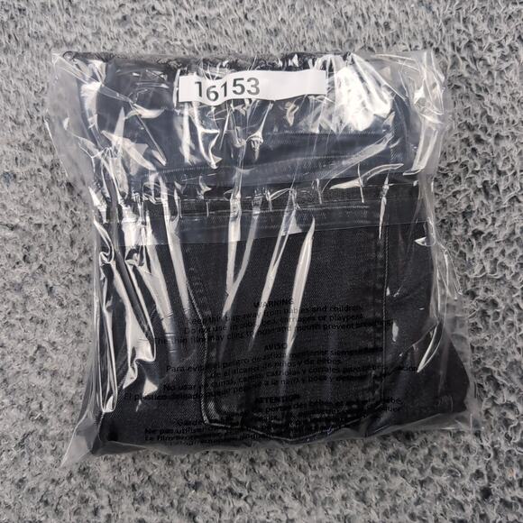 Abercrombie & Fitch Jeans Women 8 Black The Skinny High Rise Chore Distressed - Picture 11 of 11